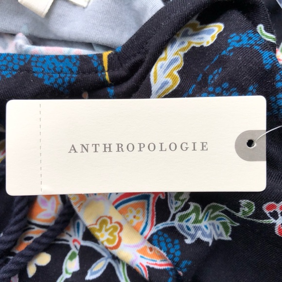 ANTHROPOLOGIE Luka Floral Sleeveless Jogger Jumpsuit Medium NWT - Picture 7 of 11